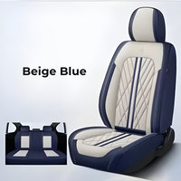 Beige & Blue